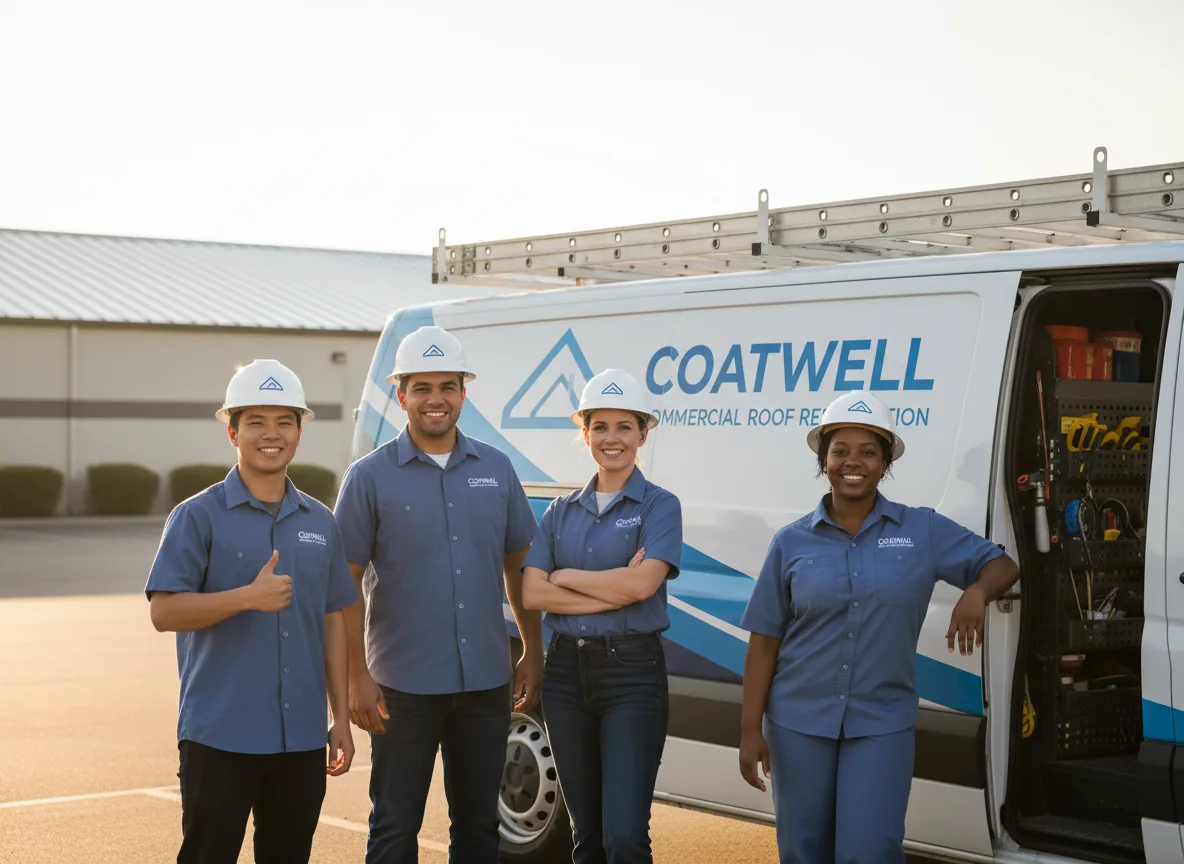 Commercial roof coating company in Goff, KS